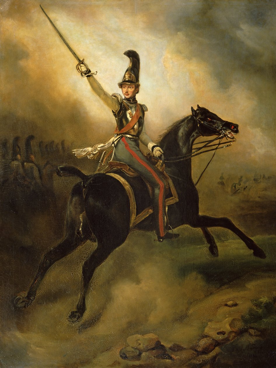 Portrait of Friedrich Heinrich, 1830 by Emile Jean Horace Vernet