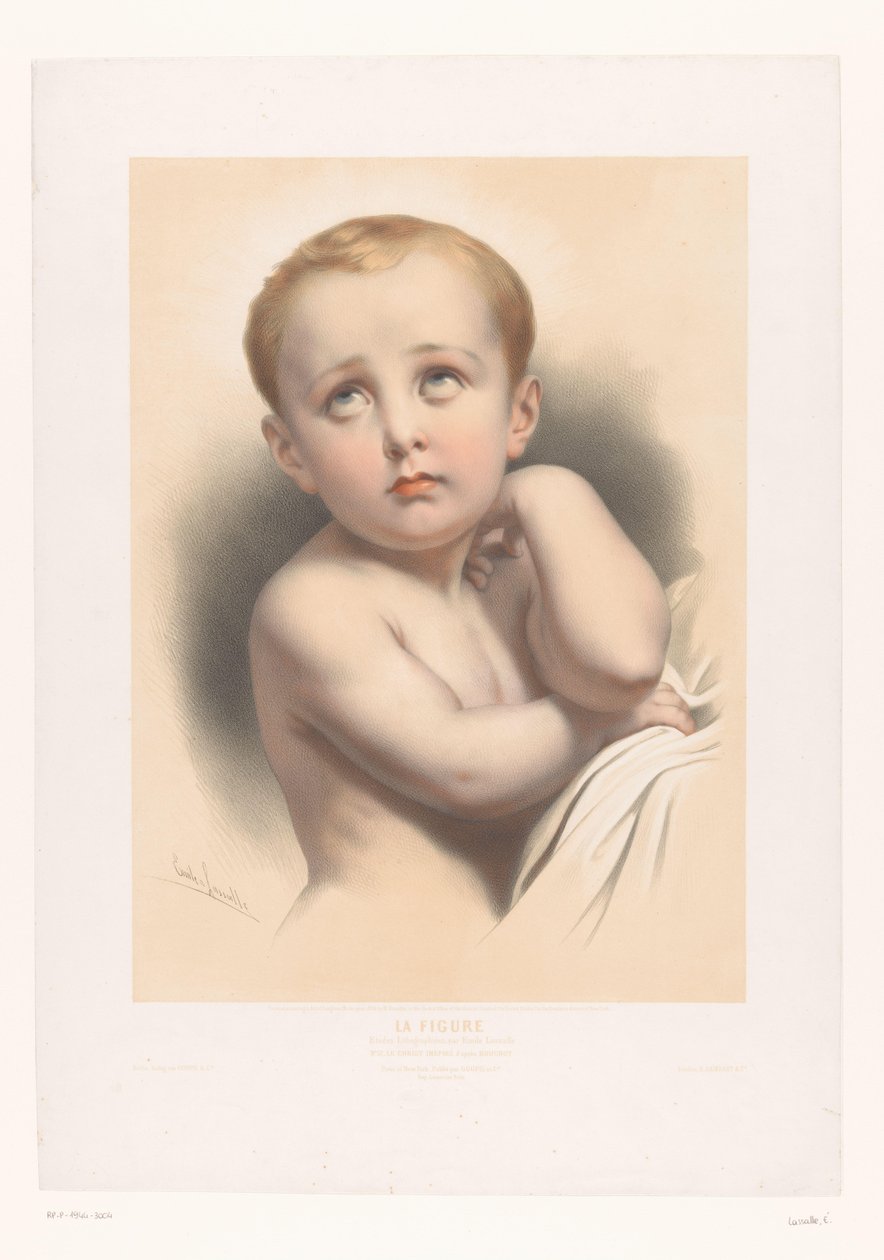 Young Christ Looking Up to Heaven by Emile Lassalle
