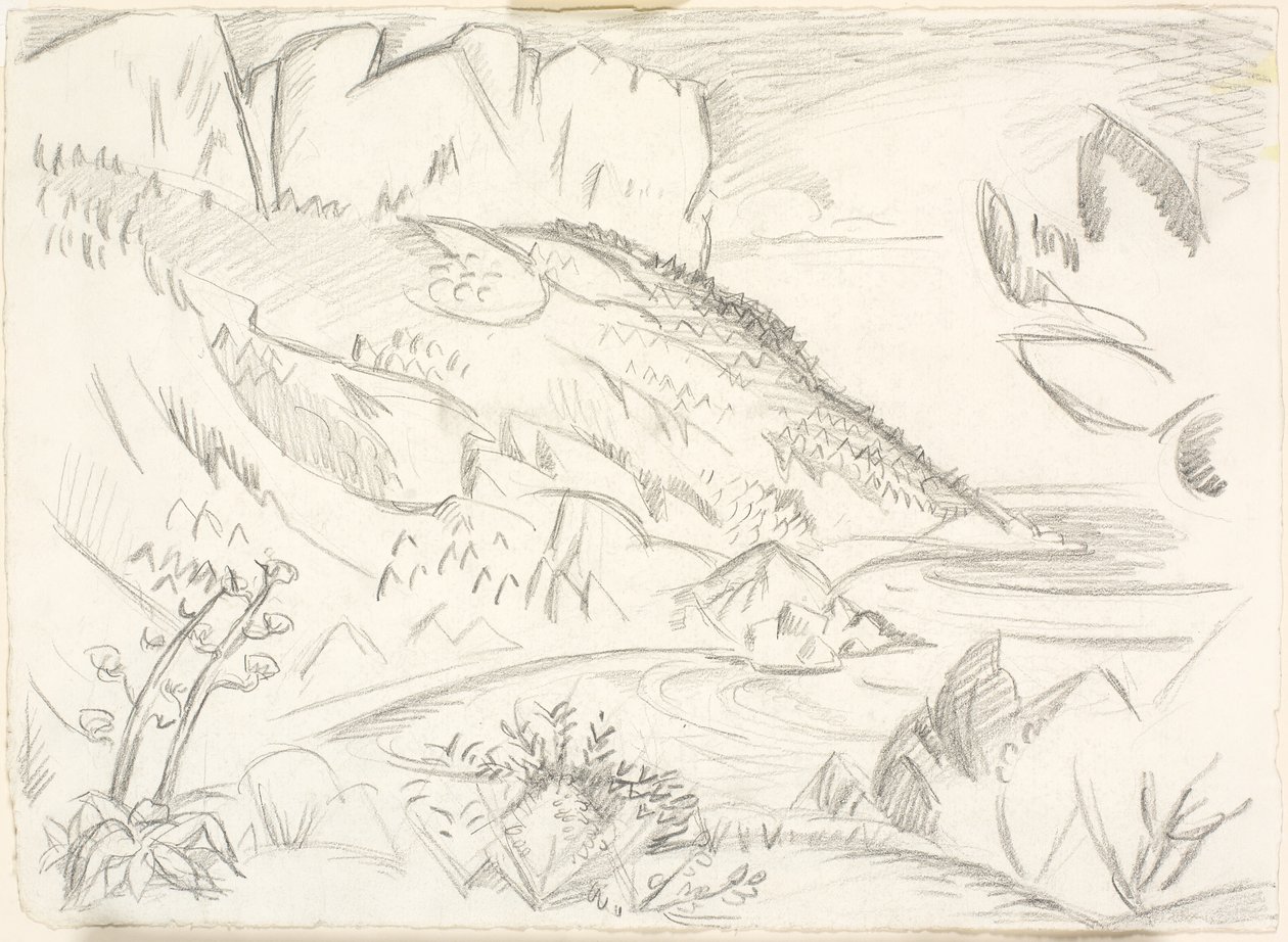 Cap Canaille at Cassis by Emile Othon Friesz