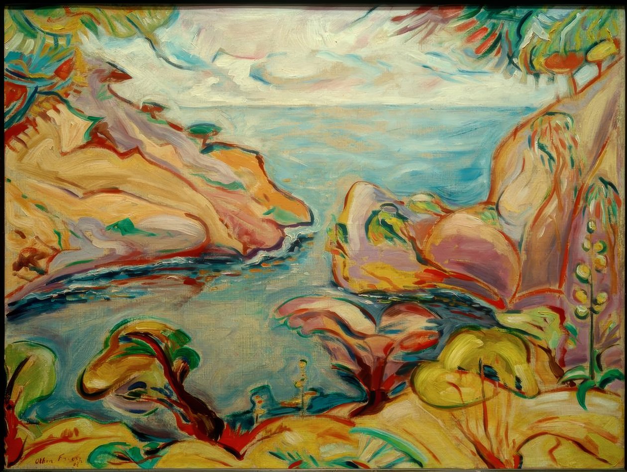 The Cove of Mugel at La Ciotat by Emile Othon Friesz