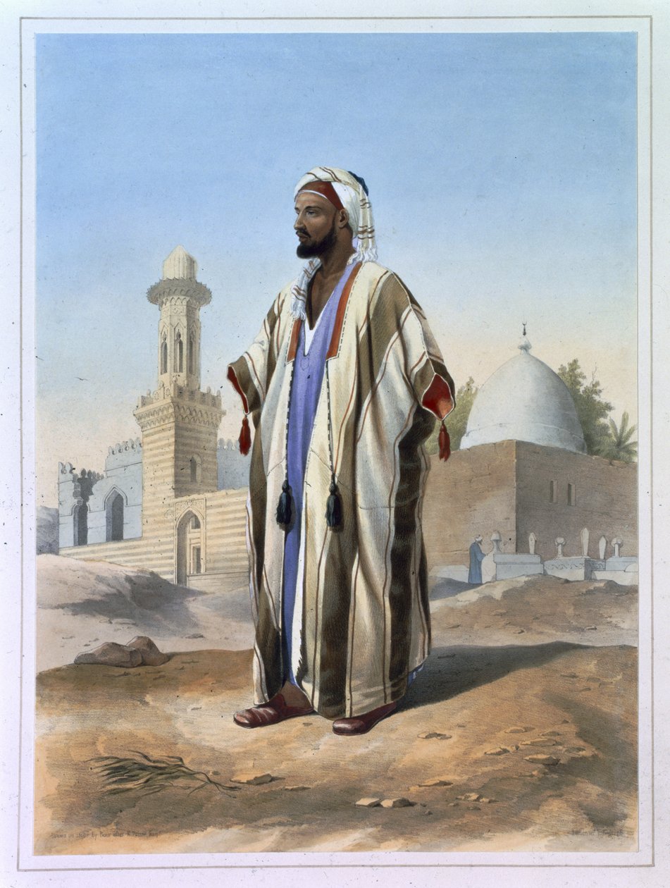 Fellah Dressed in the Haba, Illustration from 
