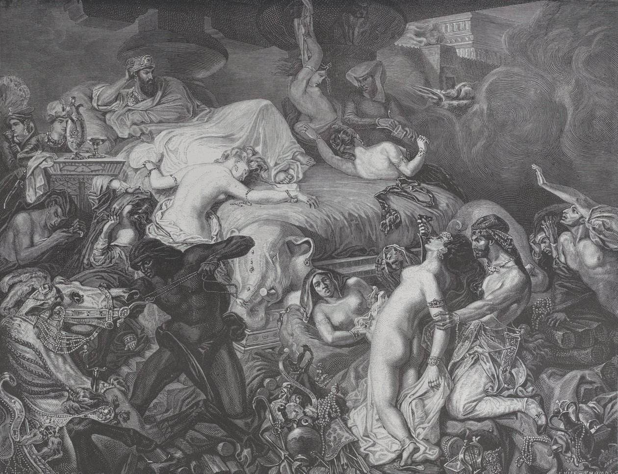 Sardanapale, from Le Monde Illustré by Emile Thomas