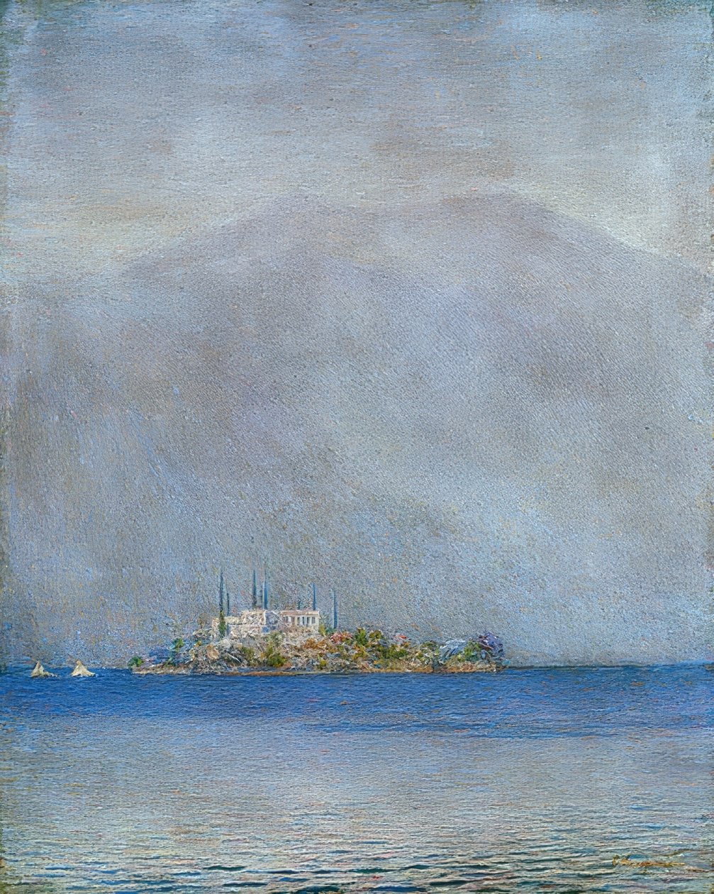 Isola San Giulio by Emilio Longoni