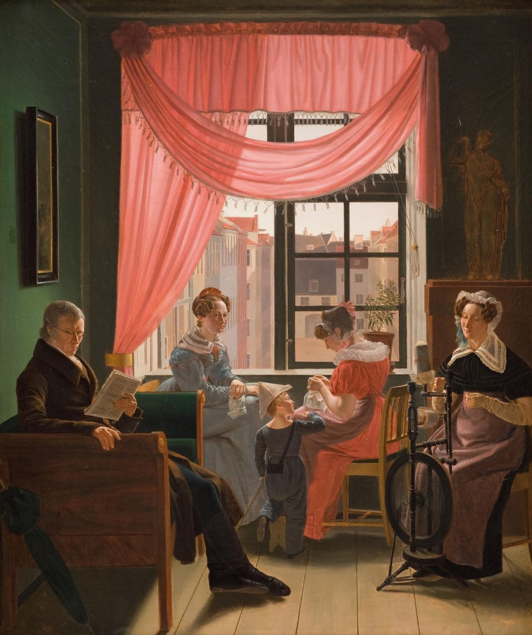 Family Portrait by Emilius Ditlev Baerentzen