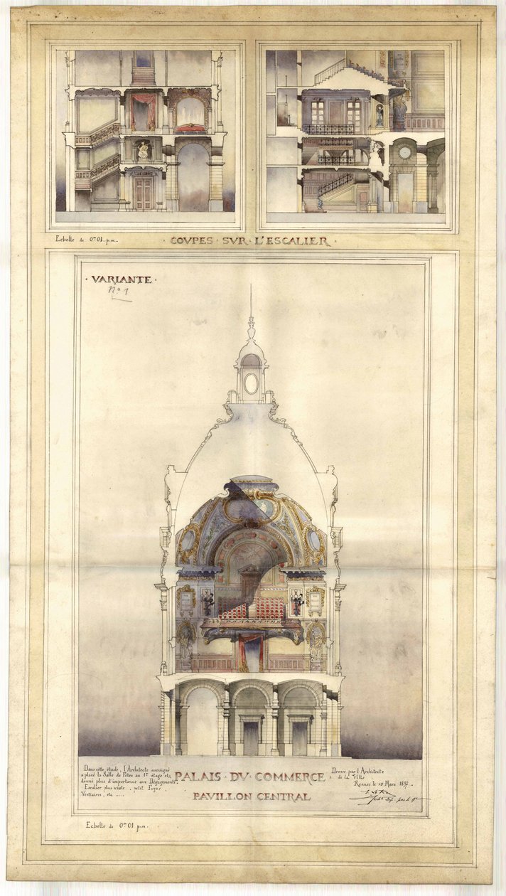 Palace of Commerce of Rennes: Central Pavilion by Emmanuel le Ray