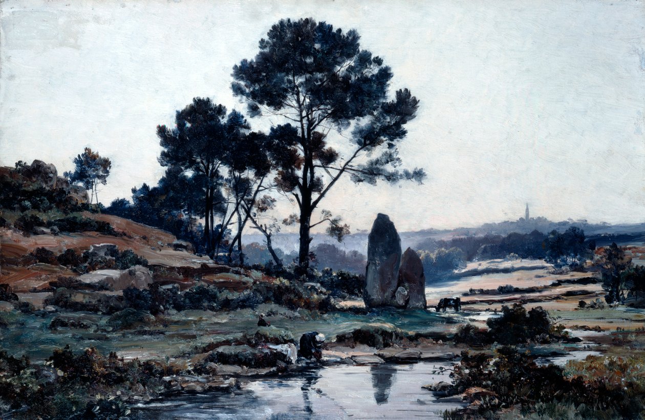 Douarnenez, 1885 by Emmanuel Lansyer