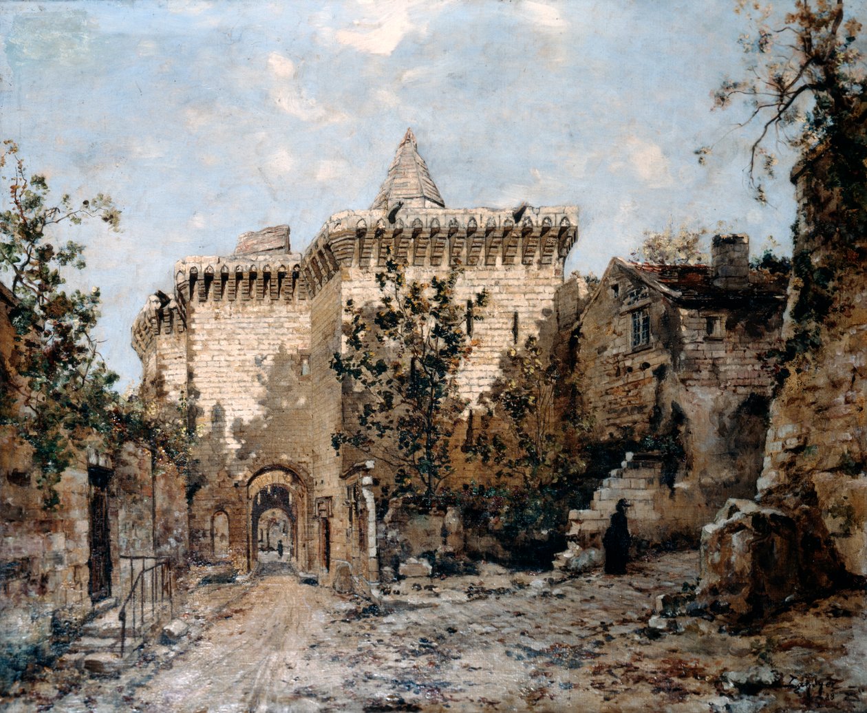 The Door of Cordeliers and the Castle, 1891 by Emmanuel Lansyer