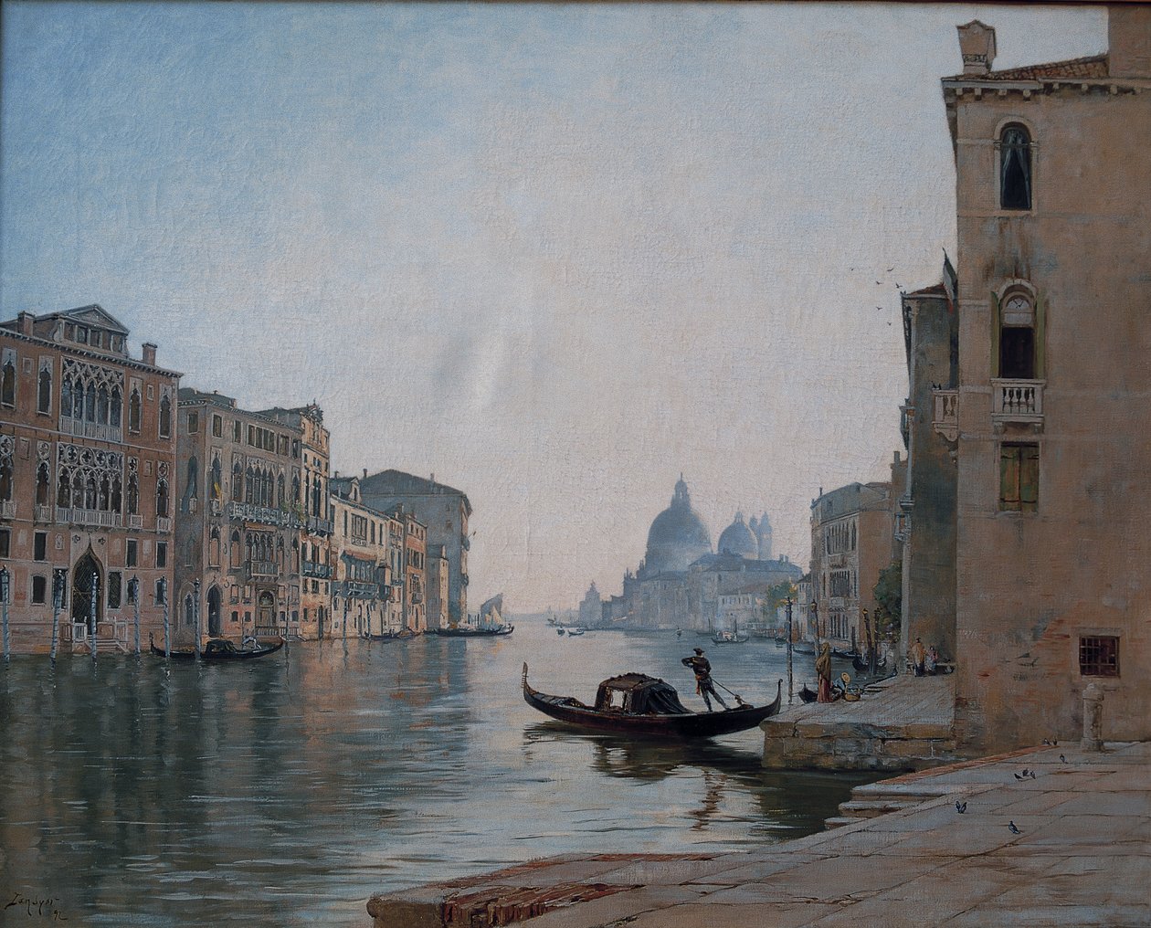 Venice, the Grand Canal (September 1892) by Emmanuel Lansyer