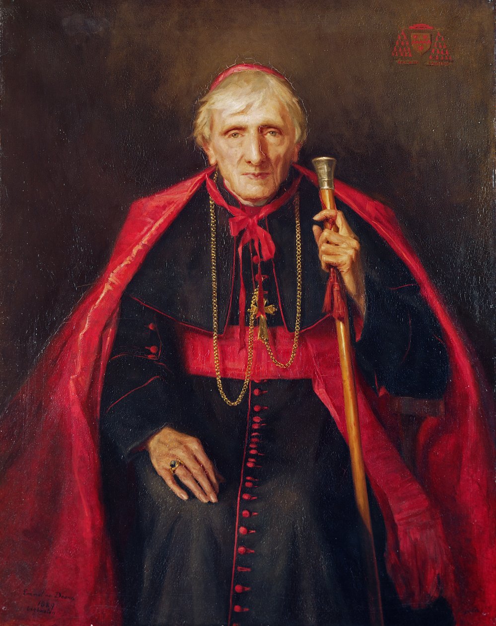 Portrait of John Henry Newman (1801-1890) 1889 by Emmeline Deane
