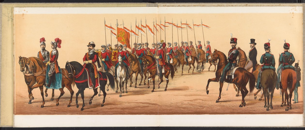 Parade in Haarlem, 1872 (plate 7) by Emrik and Binger