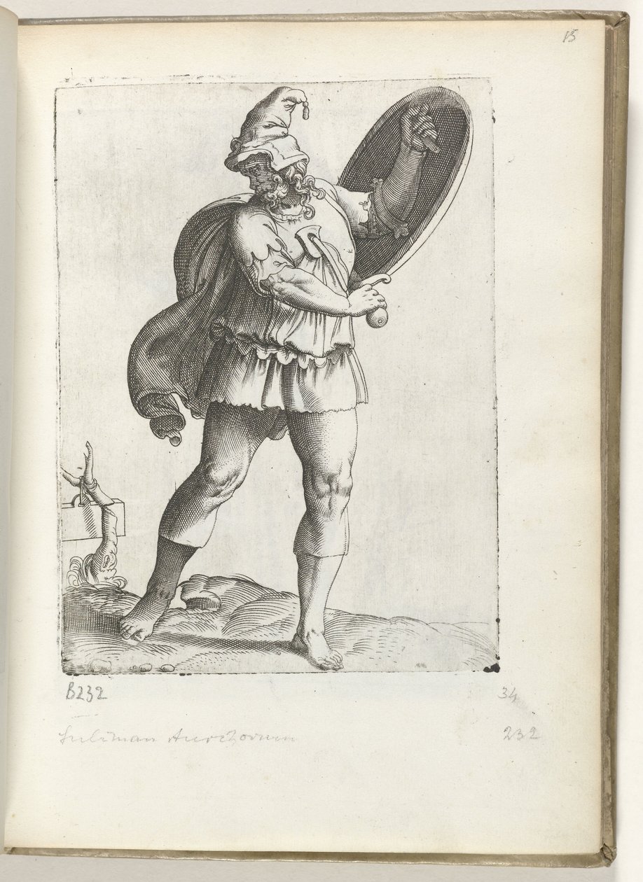 Spanish Warrior ca. 1550 by Enea Vico