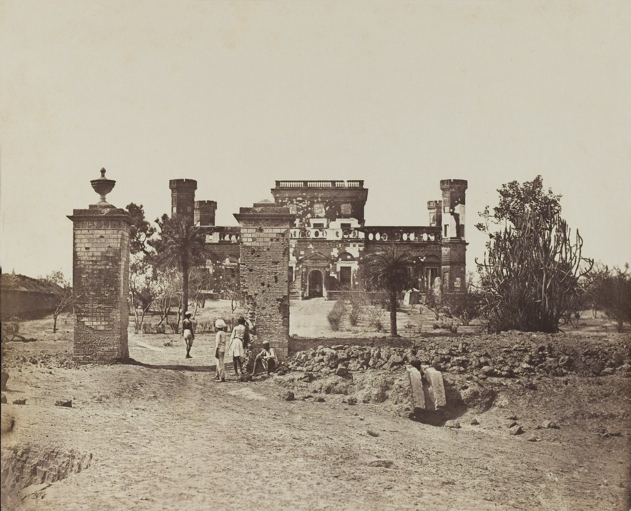Abandoned house, c.1858 by English Photographer