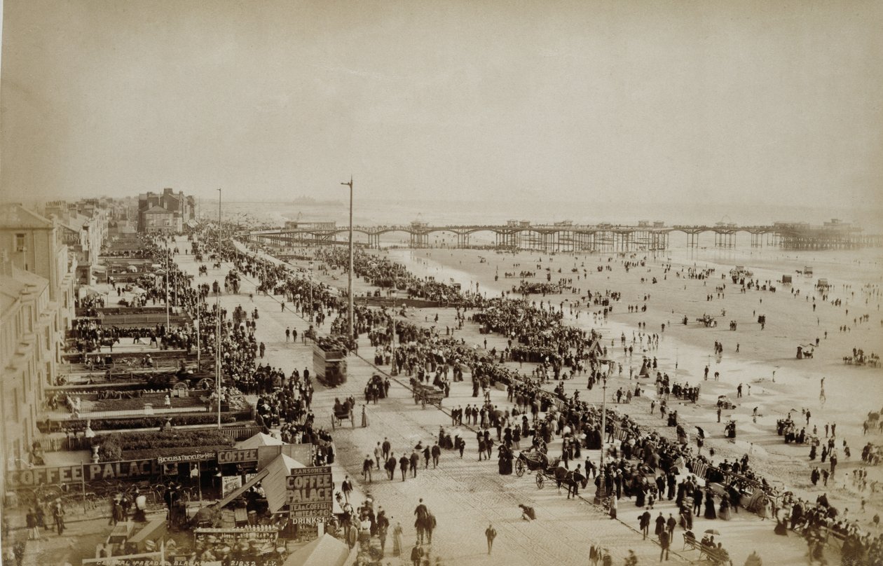Blackpool Beach by English Photographer