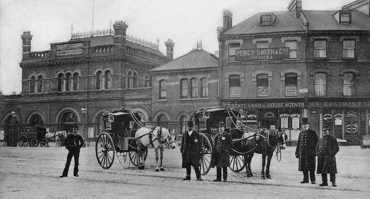 Canonbury Station, Islington, c.1905 by English Photographer