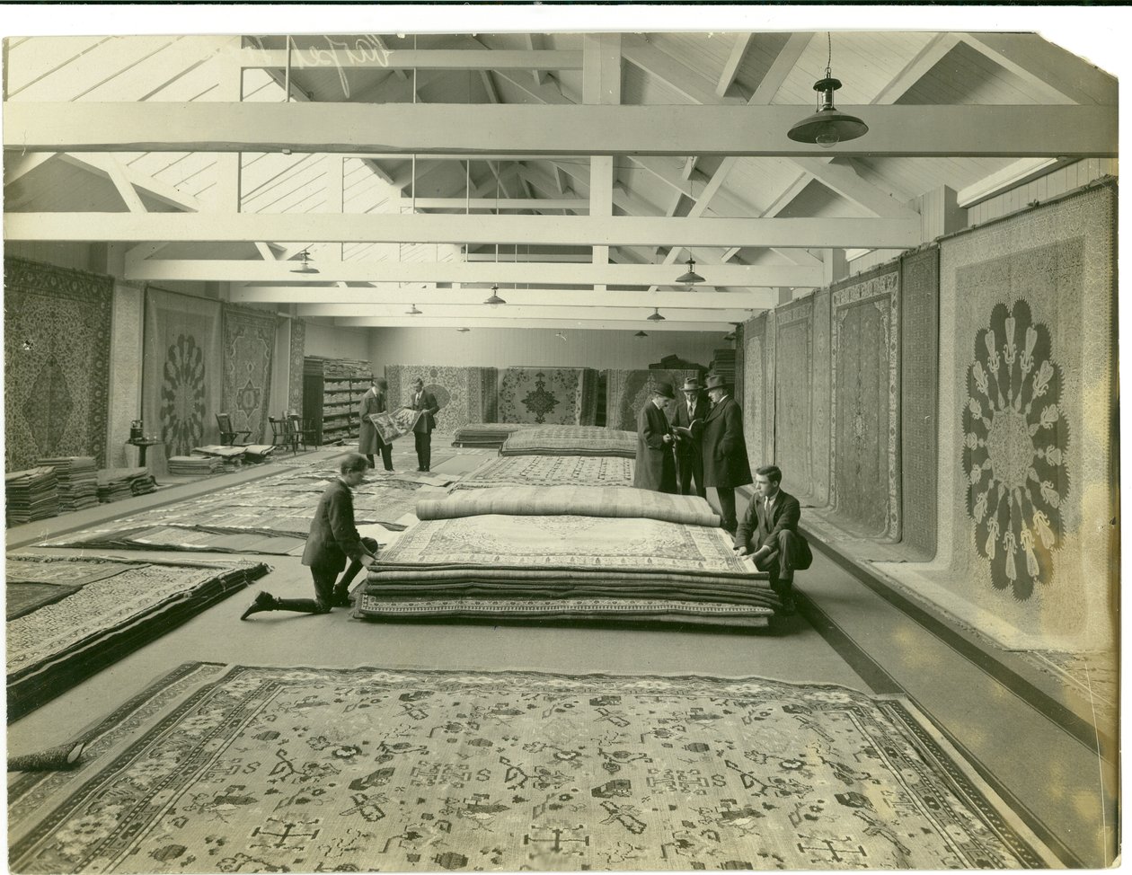 Carpet Trades main showroom, 1923 by English Photographer