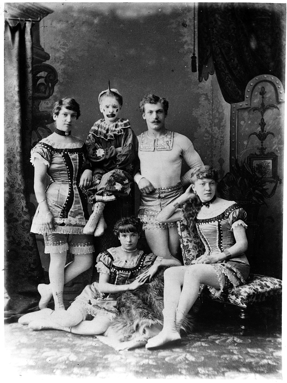 Circus Performers by English Photographer