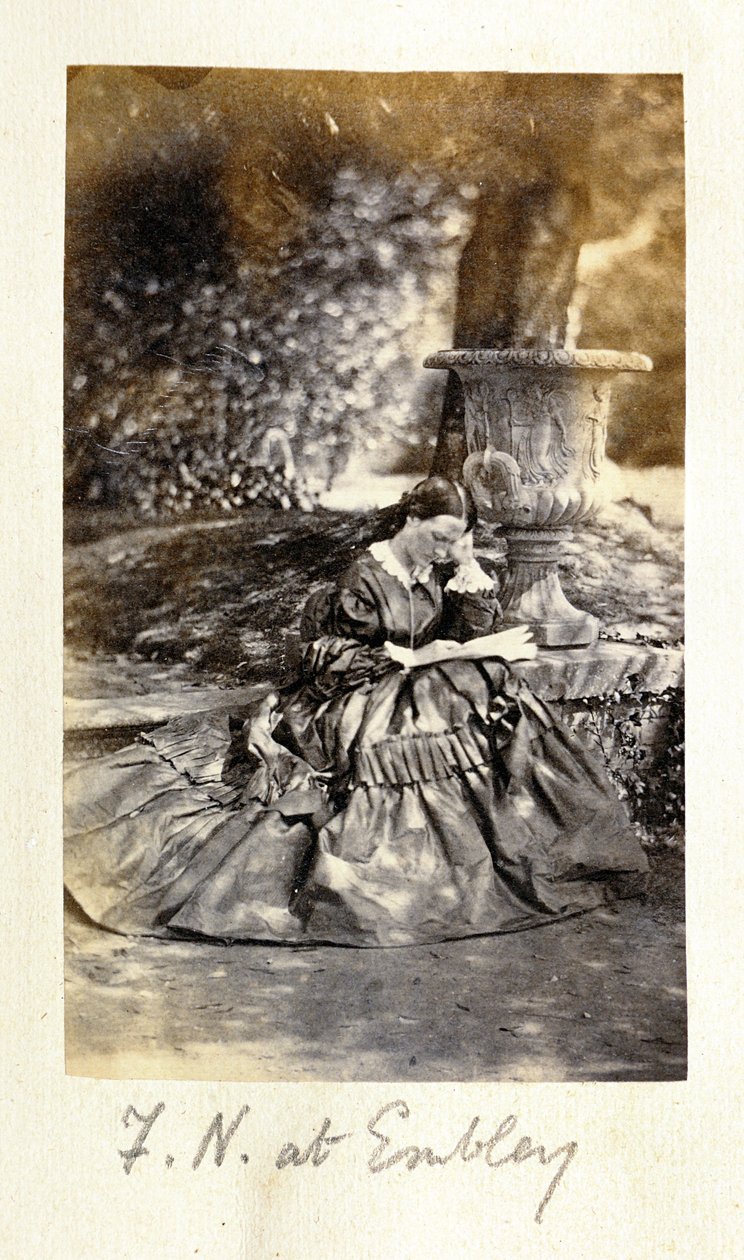 Florence Nightingale at Embley Park, 1858 by English Photographer