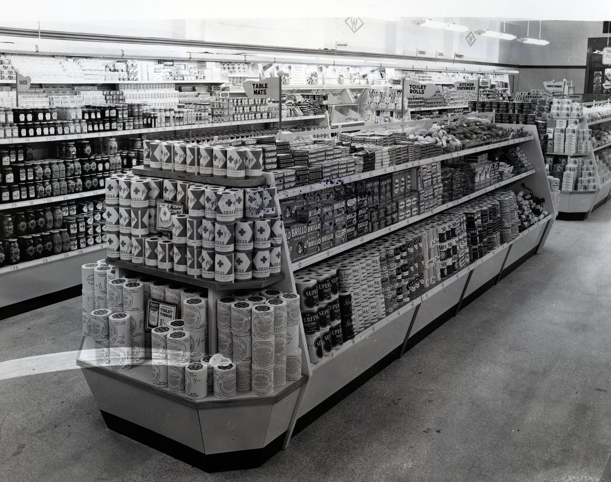 Interior of a Woolworths Store by English Photographer