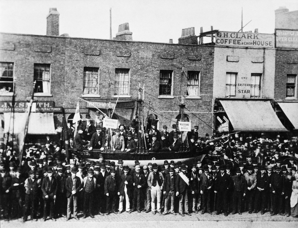 London Dock Strike by English Photographer