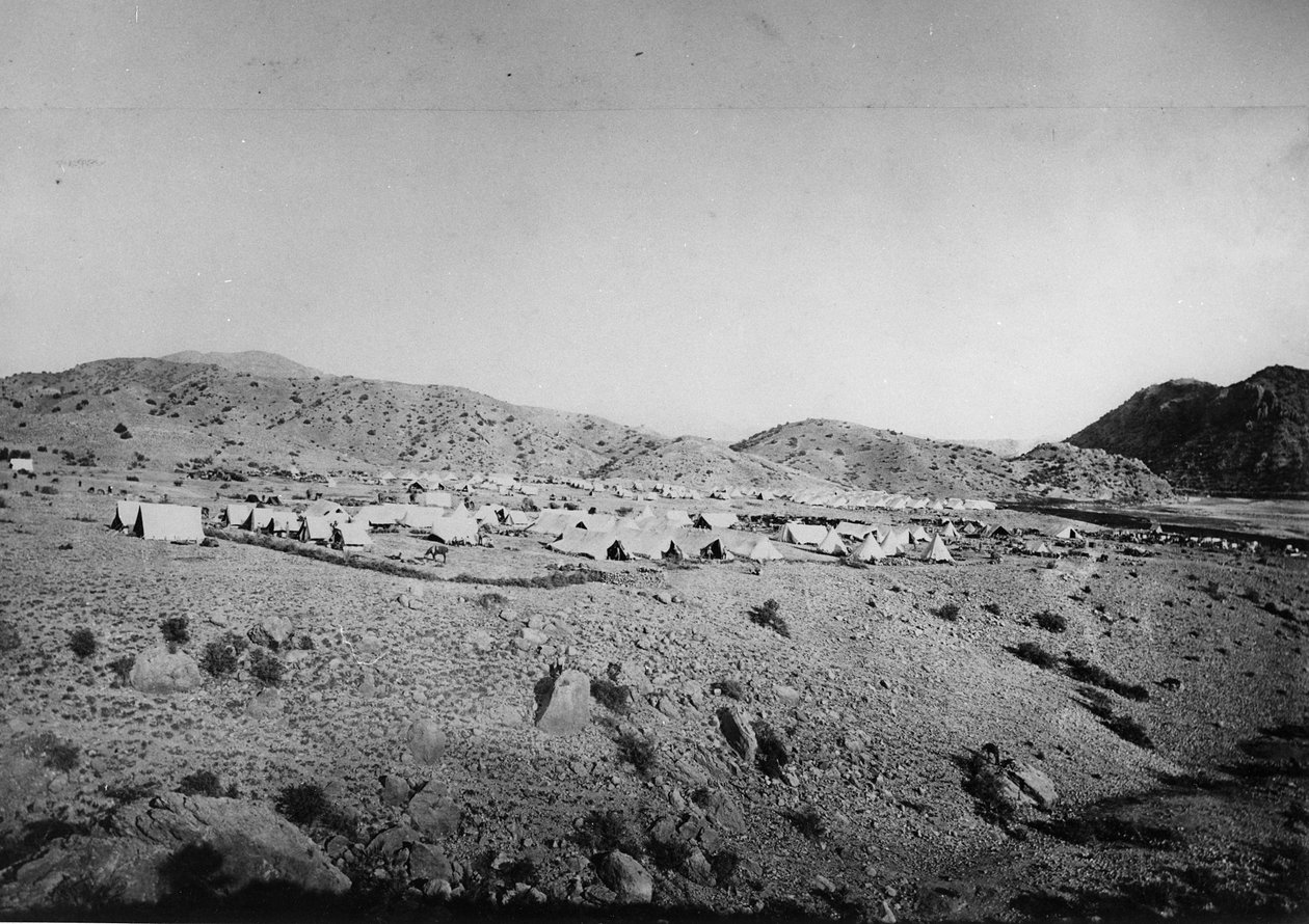 Military Camp during the Second Anglo-Afghan War, 1878-80 by English Photographer