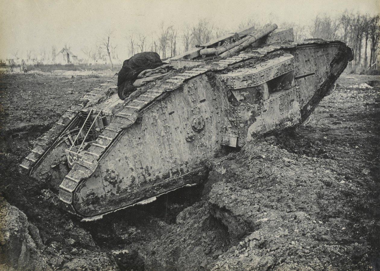 Photograph of British tank, 1918 by English Photographer