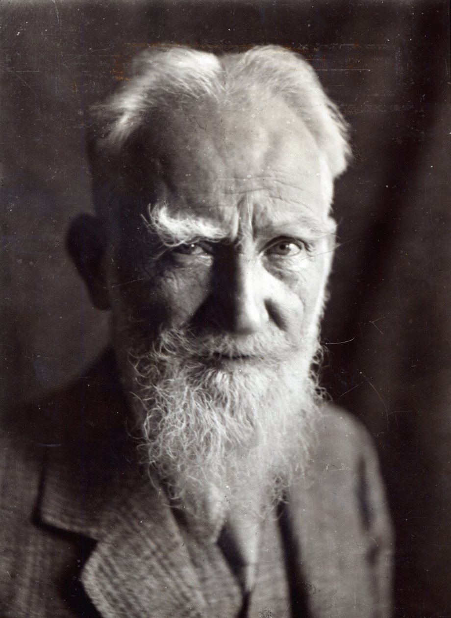 Portrait of George Bernard Shaw, February 1933 by English Photographer