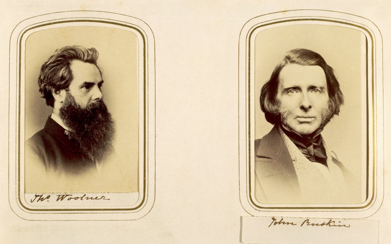 Portraits of Thomas Woolner and John Ruskin