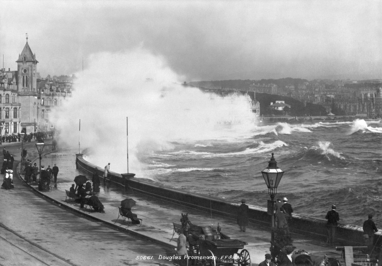 Promenade at Douglas, early 20th century by English Photographer