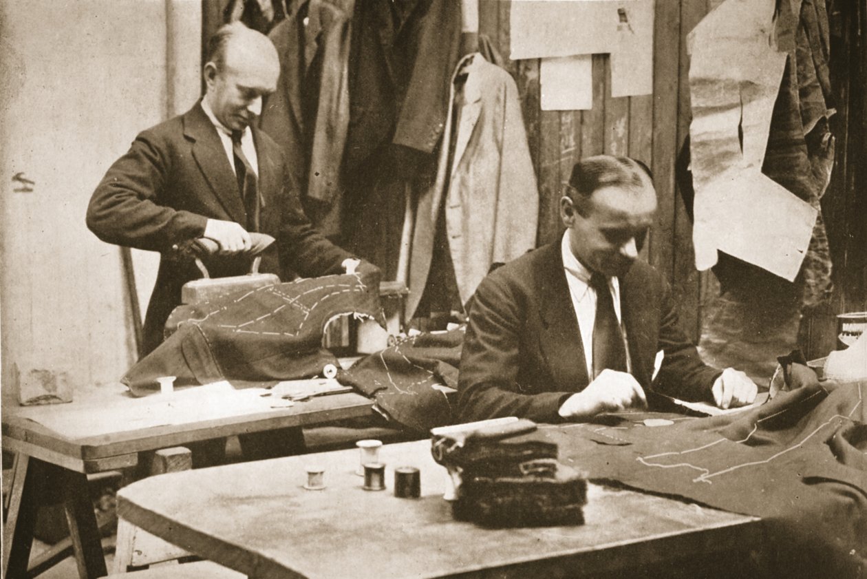 Some New Clothes on Order, Lofthouse Park, illustration from German Prisoners in Great Britain by English Photographer