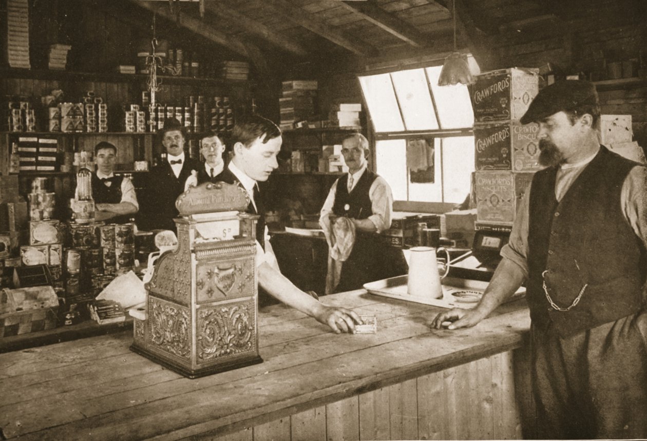 The Canteen, Lofthouse Park, illustration from German Prisoners in Great Britain by English Photographer