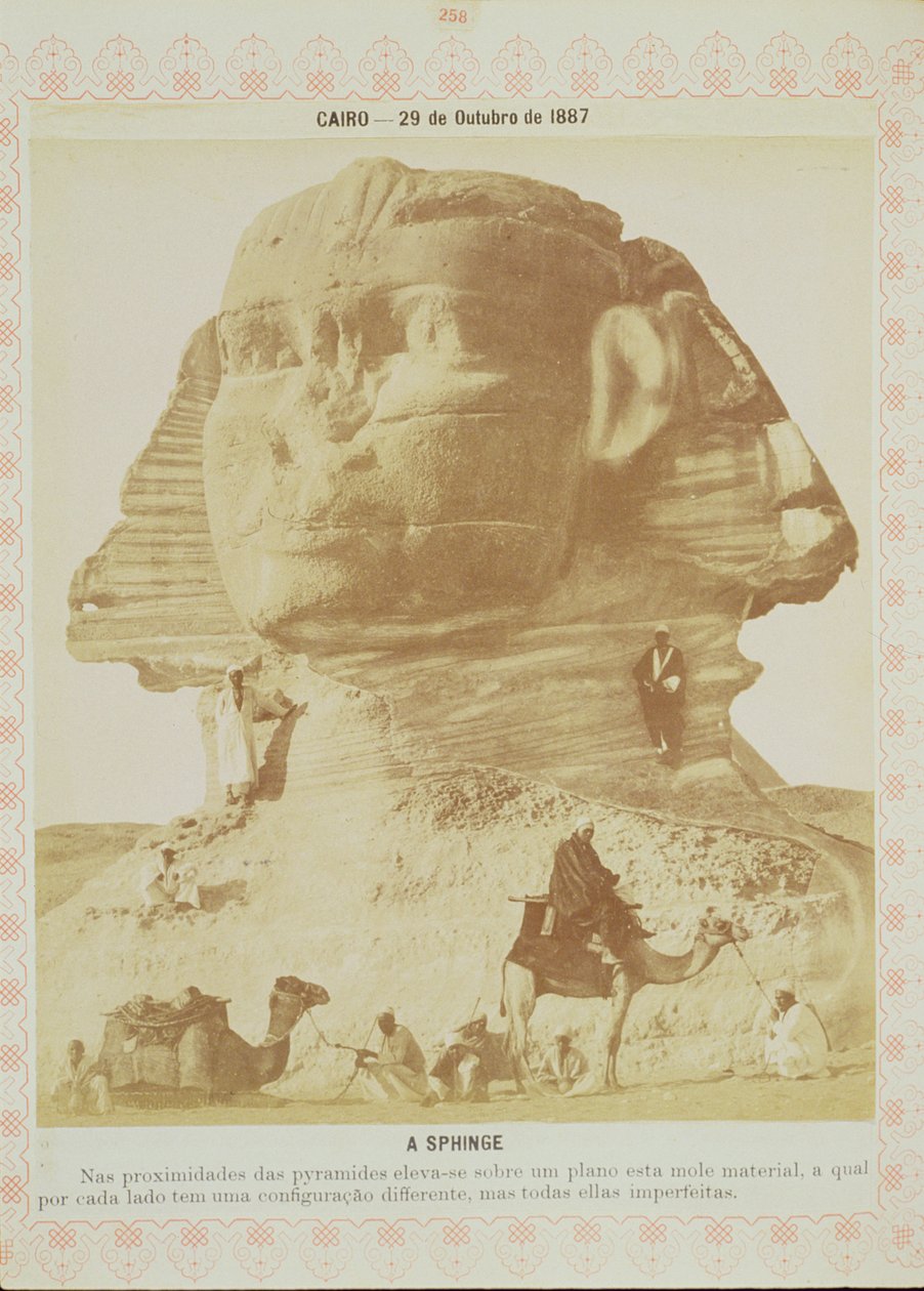 The Sphinx, Egypt, 1887 by English Photographer