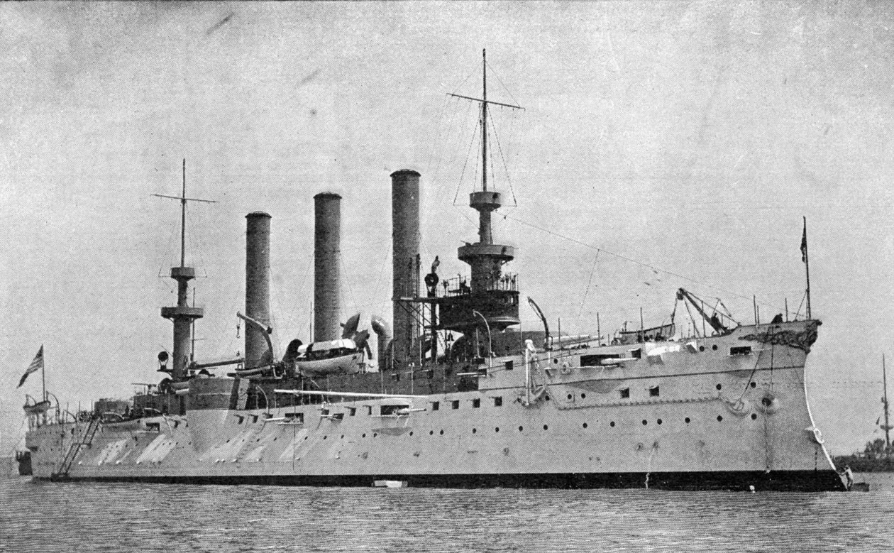The U.S Battleship Brooklyn, which Brought Lord Pauncefote