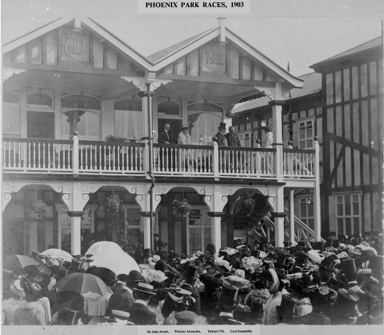 The First Phoenix Park Races by English Photographer