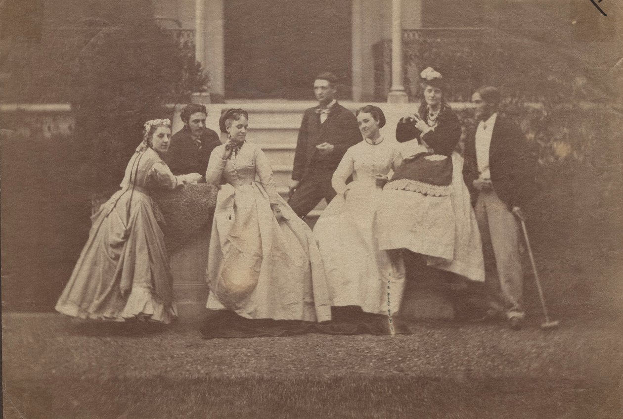Unknown group, 1860s by English Photographer