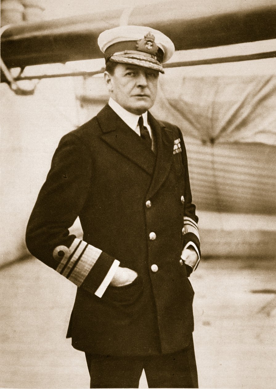 Vice-Admiral Sir David Beatty, G.C.B., Commander-in-Chief of Battle-Cruiser Fleet, 1914-19 by English Photographer