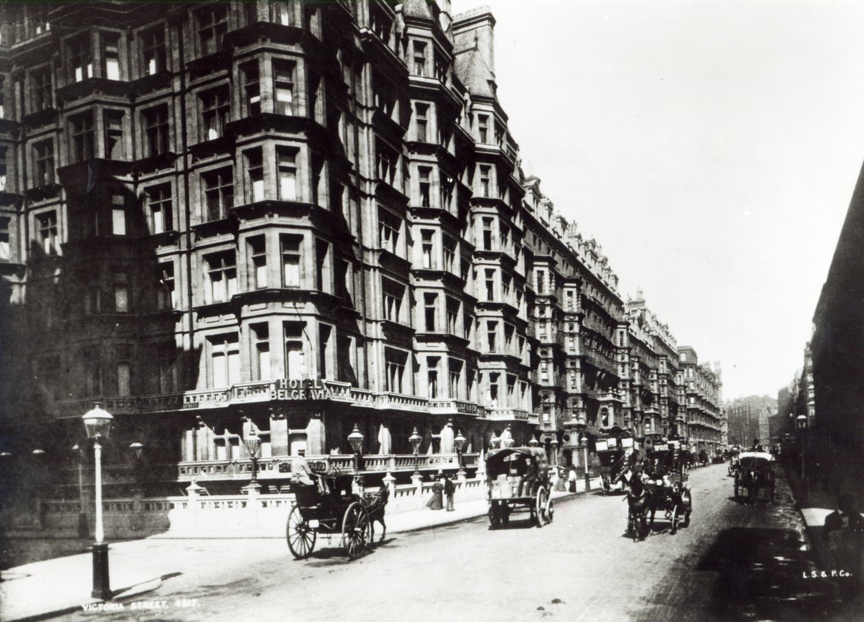 Victoria Street, London c.1900 by English Photographer