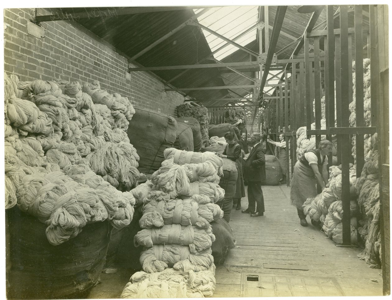 Yarn Stores, Carpet Factory, 1923 by English Photographer