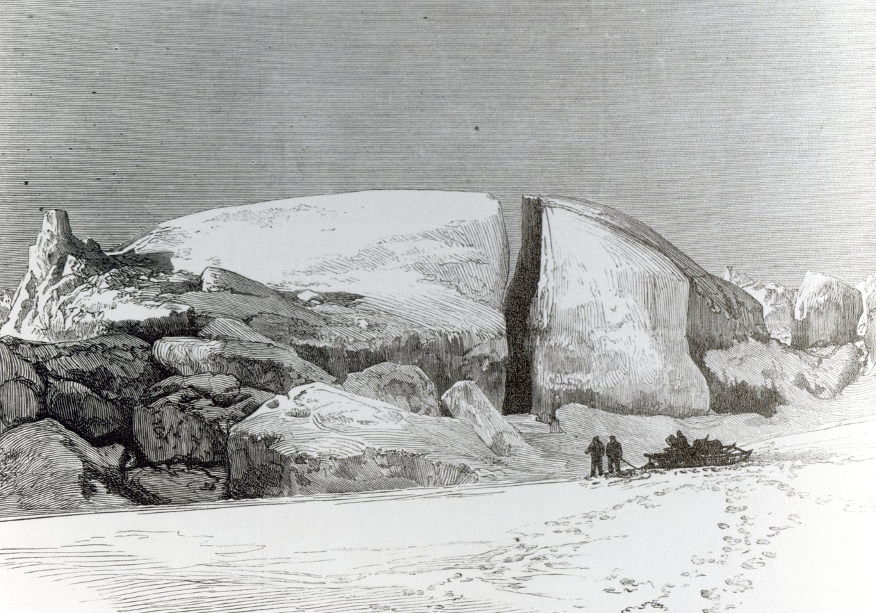 A Floe-Berg Aground, published in 