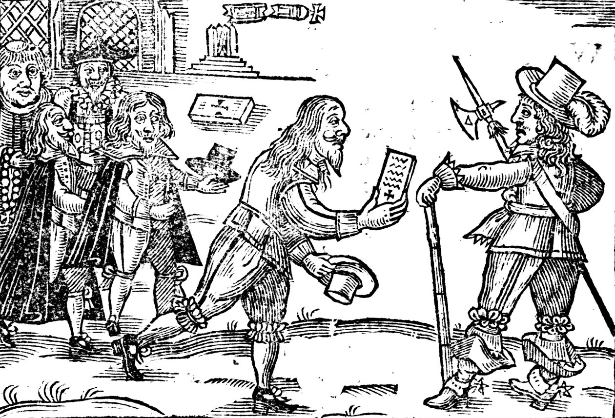 A Scotsman Petitioning Charles I by English School