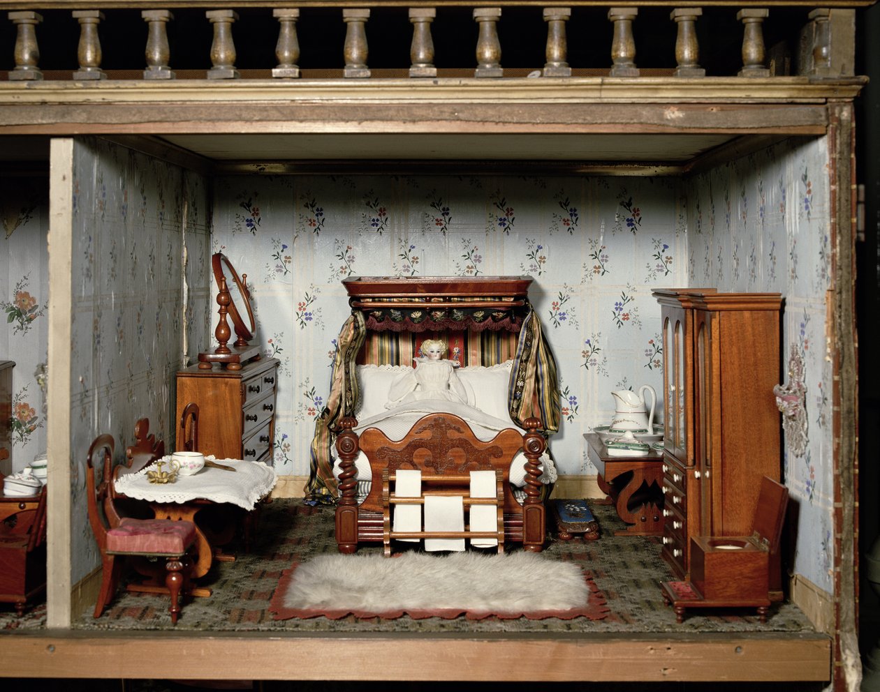 A bedroom in Mrs Bryants Pleasure, c.1860 by English School