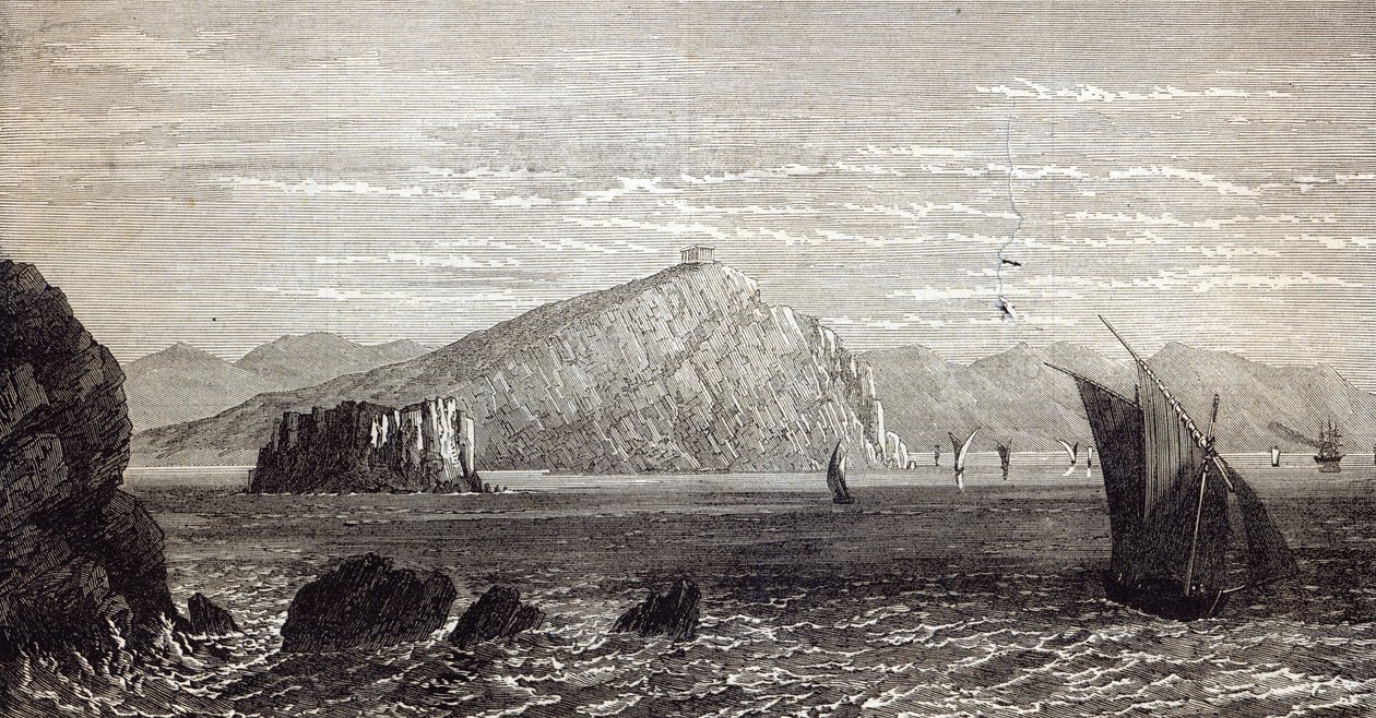 Cape Colonna, with Ruins of the Temple of Minerva, Coast of Greece, from 