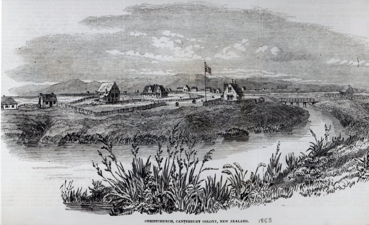 Christchurch, Canterbury Colony, New Zealand, from 