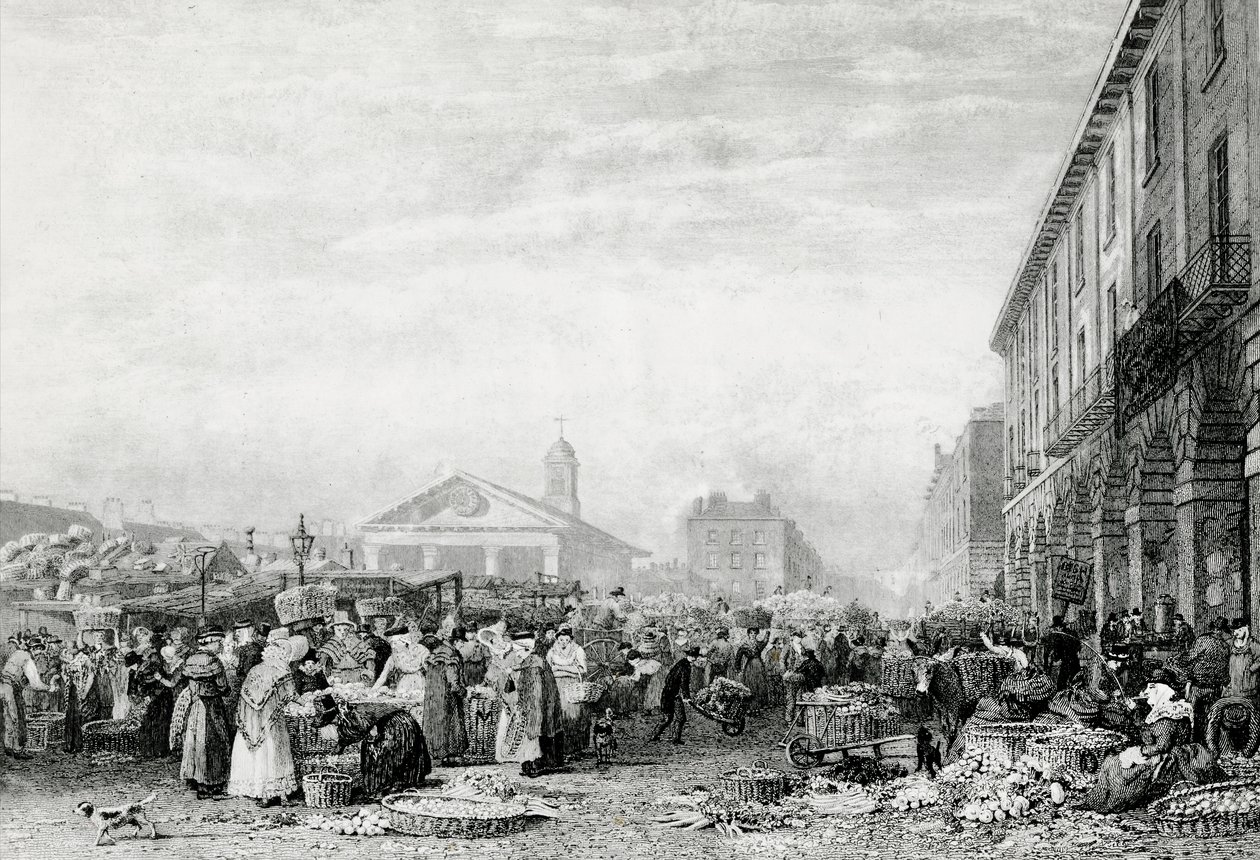 Covent Garden Market, 1824 by English School