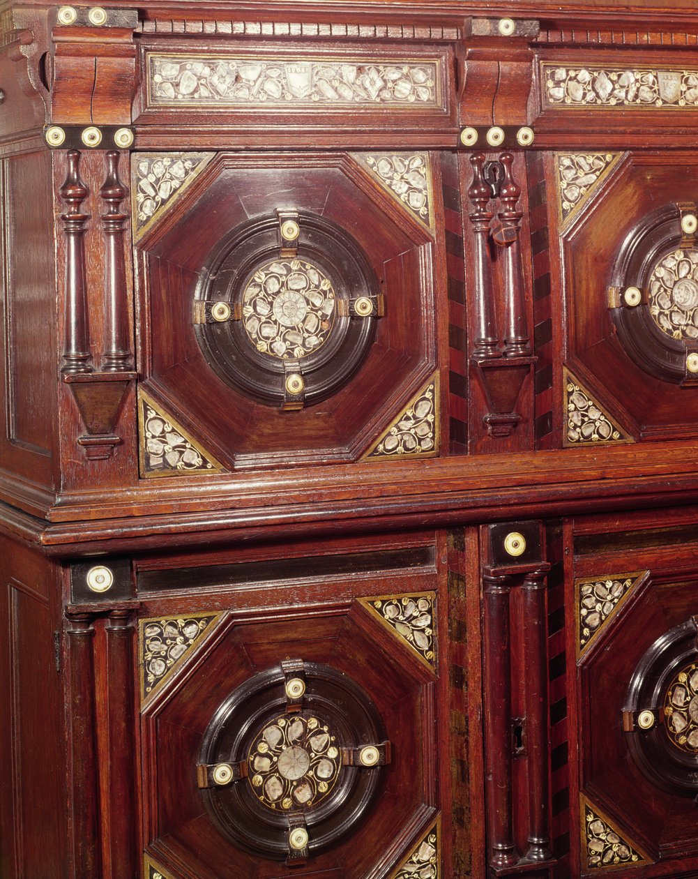 Cupboard (detail) by English School