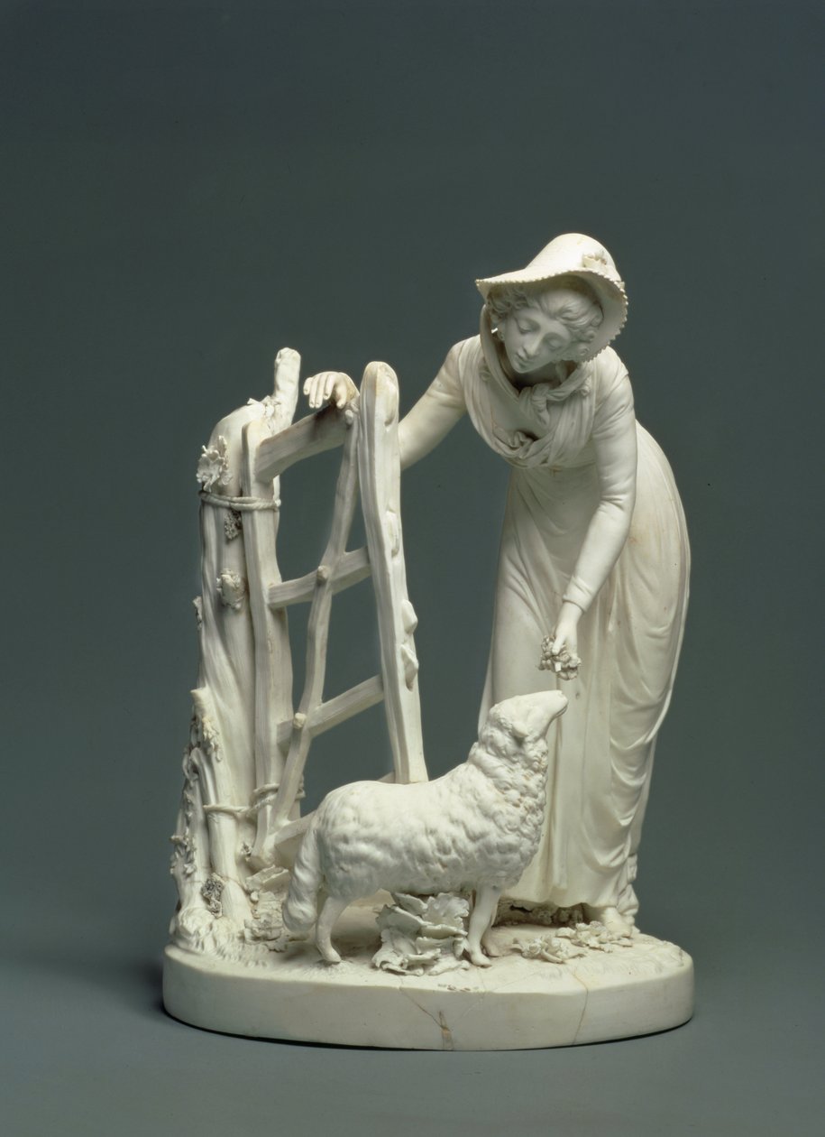 Derby Shepherdess, 1790 by English School