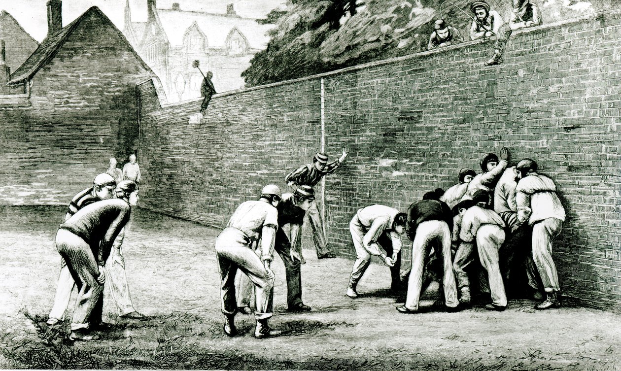 Football at the Wall at Eton by English School
