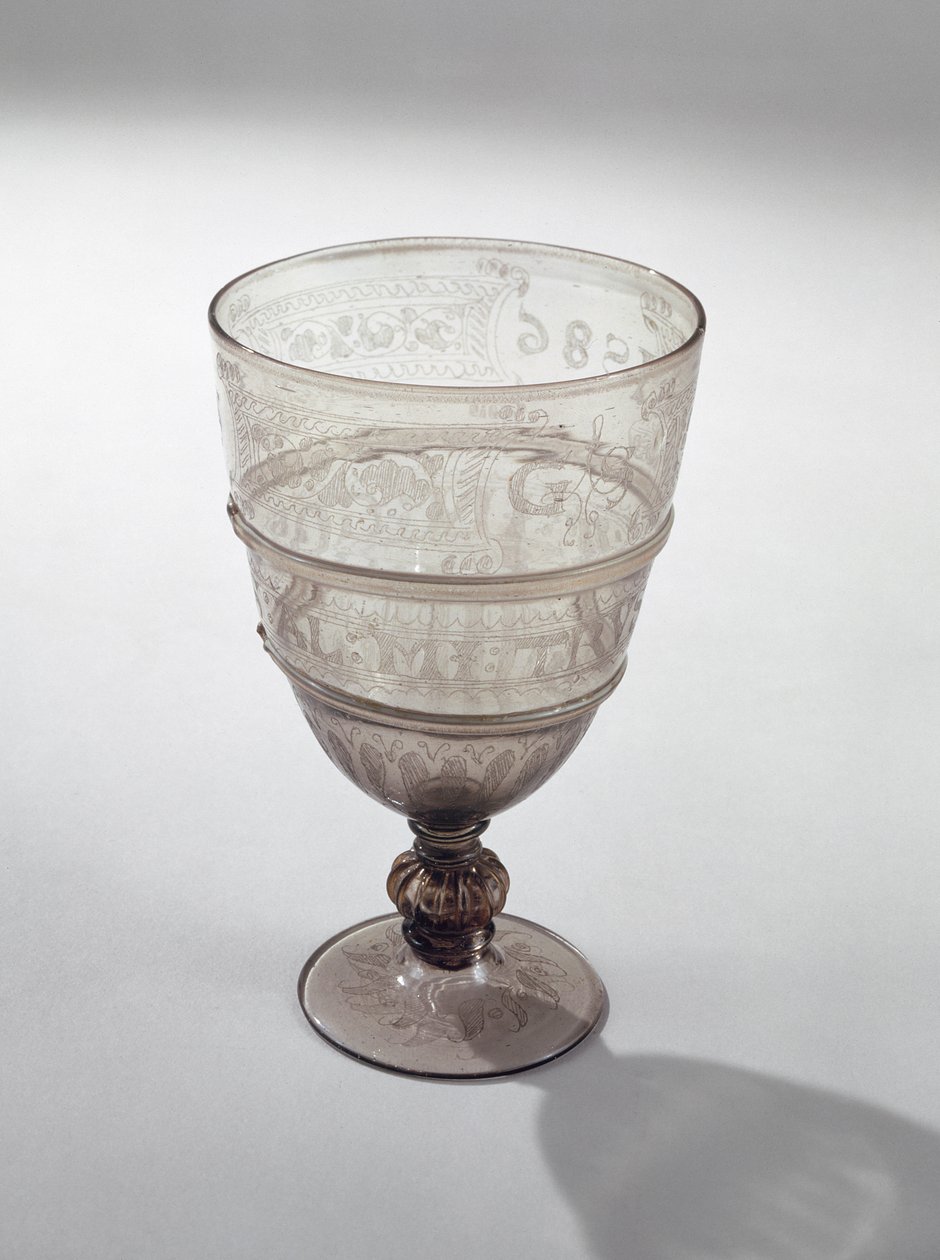 Goblet by Jacopo Verzelini, 1586 by English School