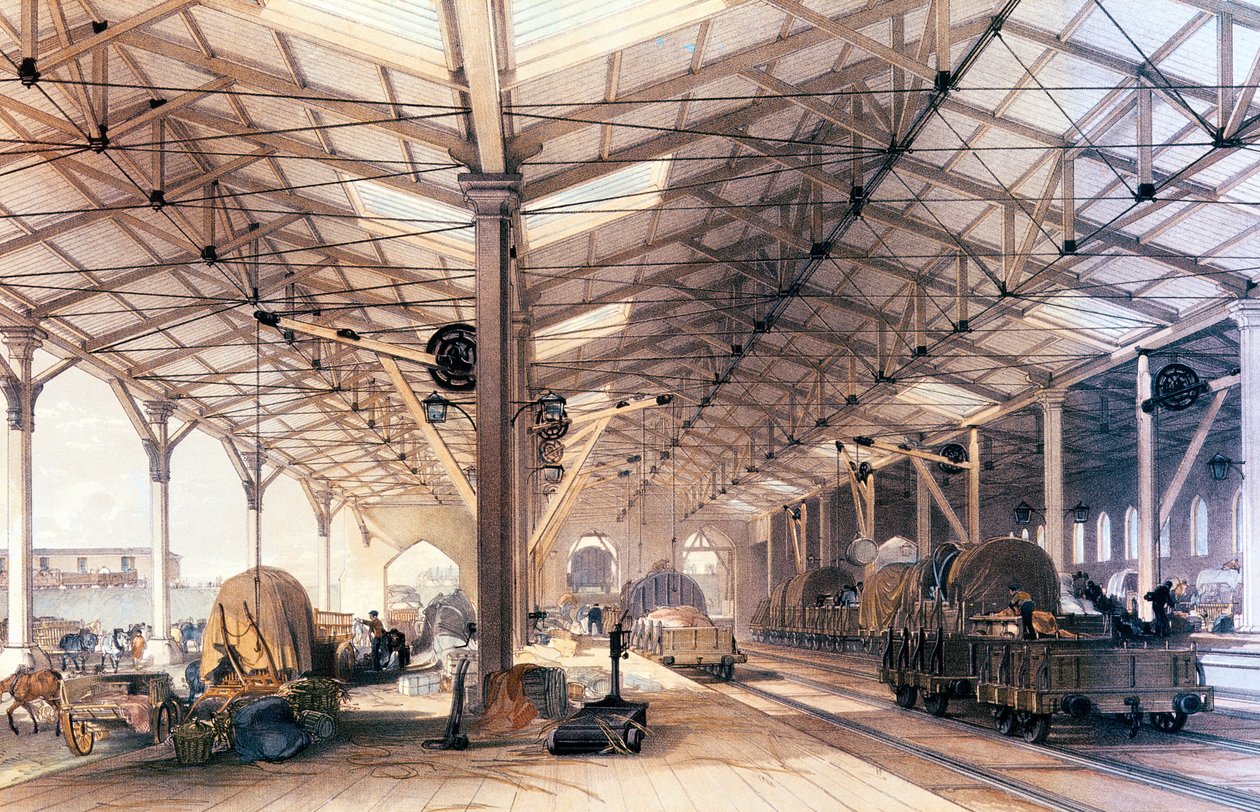 Great Western Railway: Freight Shed at Bristol by English School