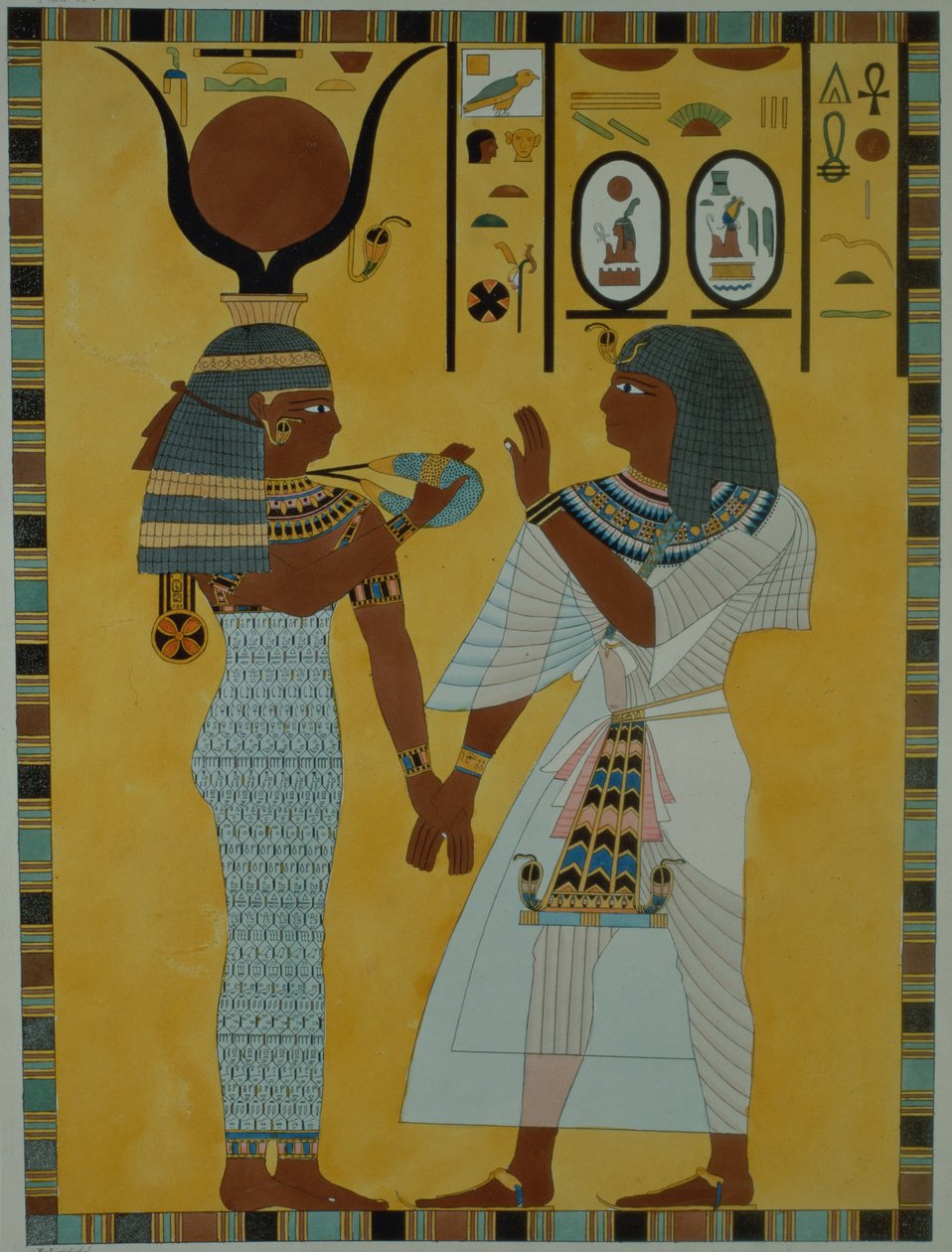 Illustration from the Tombs of the valley of the Kings of Thebes discovered by G. Belzoni, published 1820 by English School