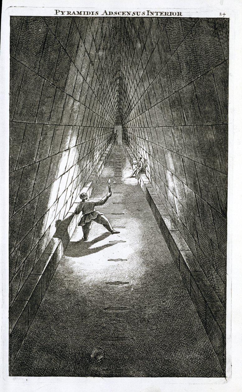 Interior Ascent of a Pyramid, c.1780 by English School